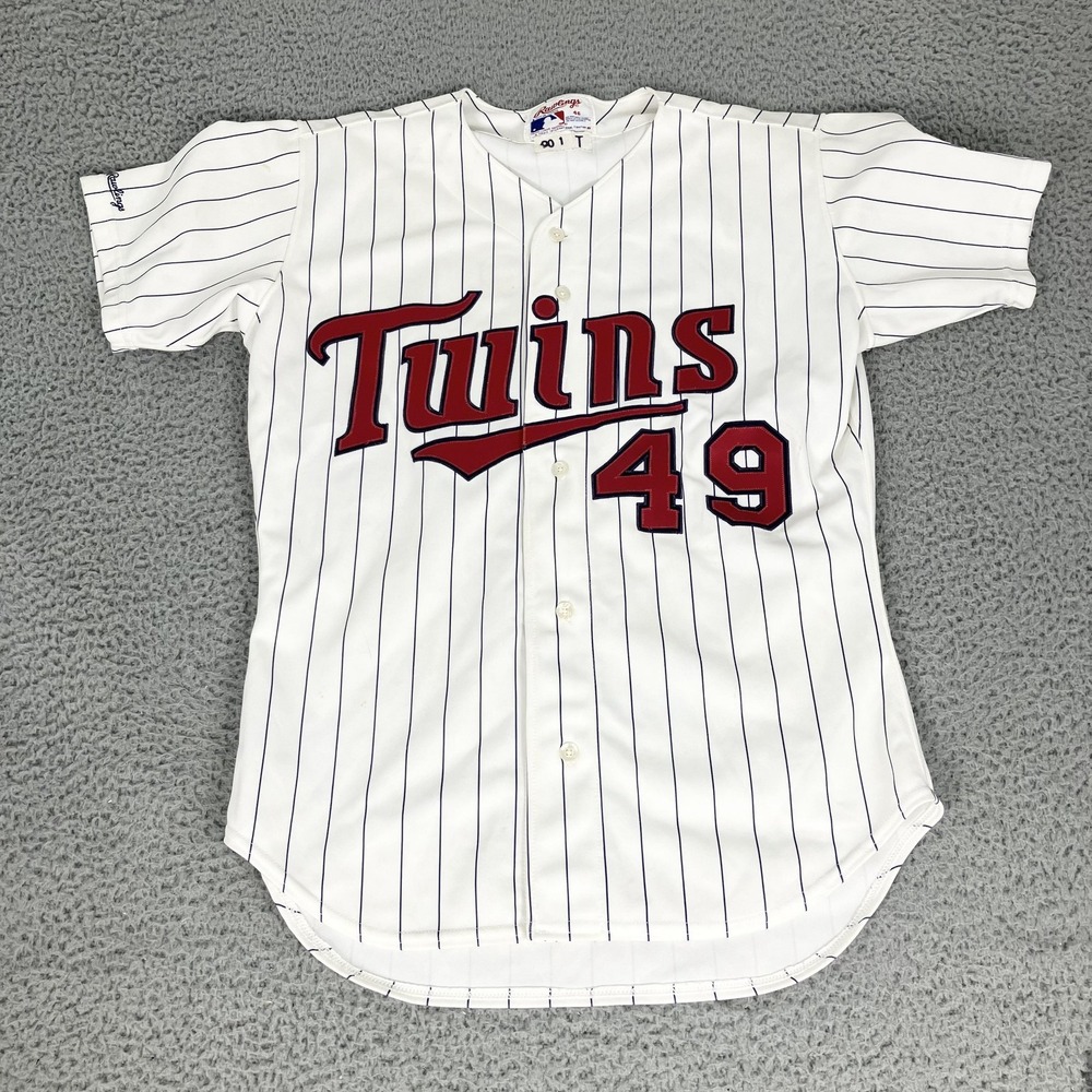 Vintage Minnesota Twins Allan Anderson 1990 Team Issued Rawlings Jersey